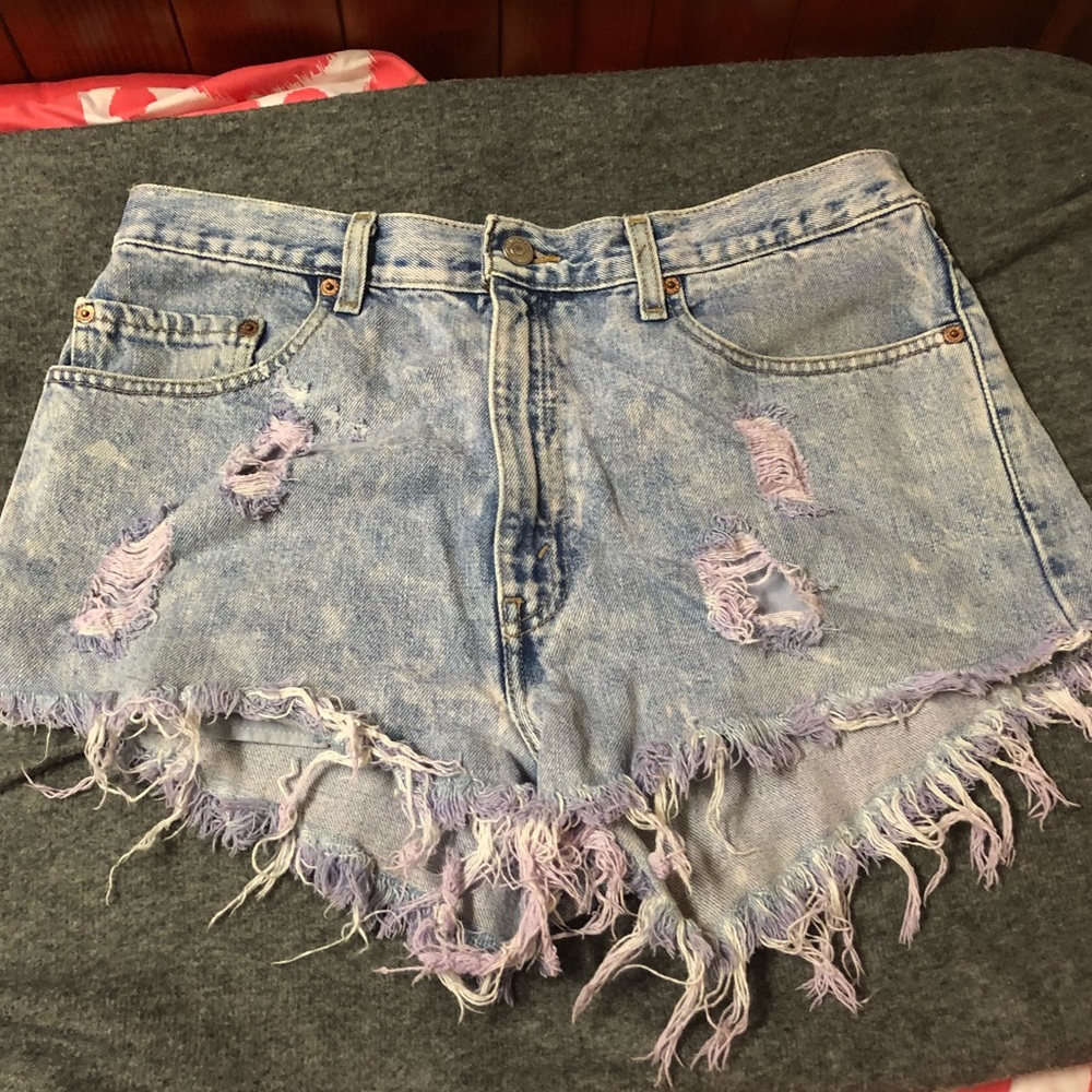 Levi High Waste Shorts